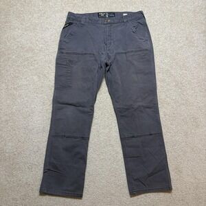 Ariat Rebar M4 Pants Mens 33x29 Gray Relaxed Straight Work Carpenter Utility